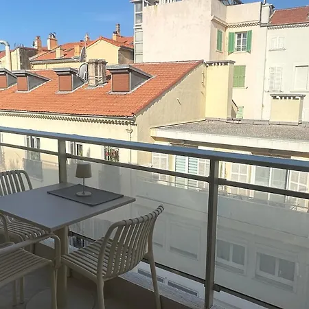 Luxe Carre D'or - Terrasse - Apercu - 3 Personnes - 50m De La Croisette شقة كان
