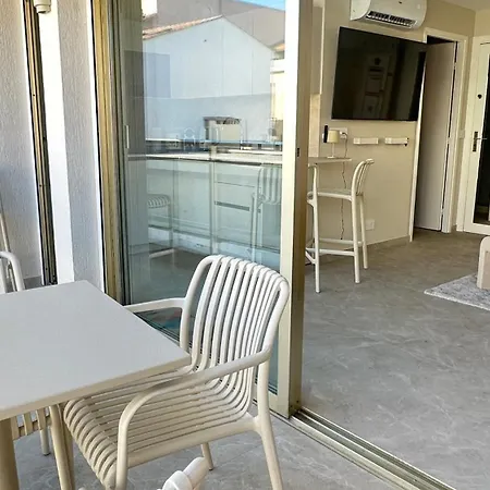 Luxe Carre D'or - Terrasse - Apercu - 3 Personnes - 50m De La Croisette Κάννες